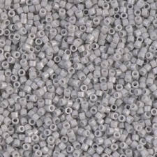Miyuki delica beads 15/0 - Opaque light smoke DBS-1498